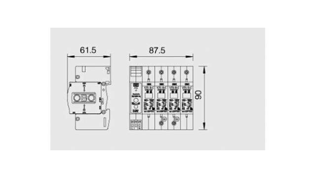 德國OBO電源防雷器故障聲光報(bào)警裝置【光束防雷】