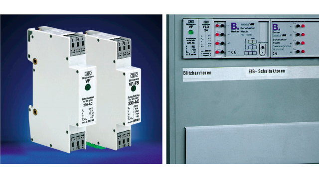 德國OBO安裝于導軌上的電源精細防雷器【光束防雷】