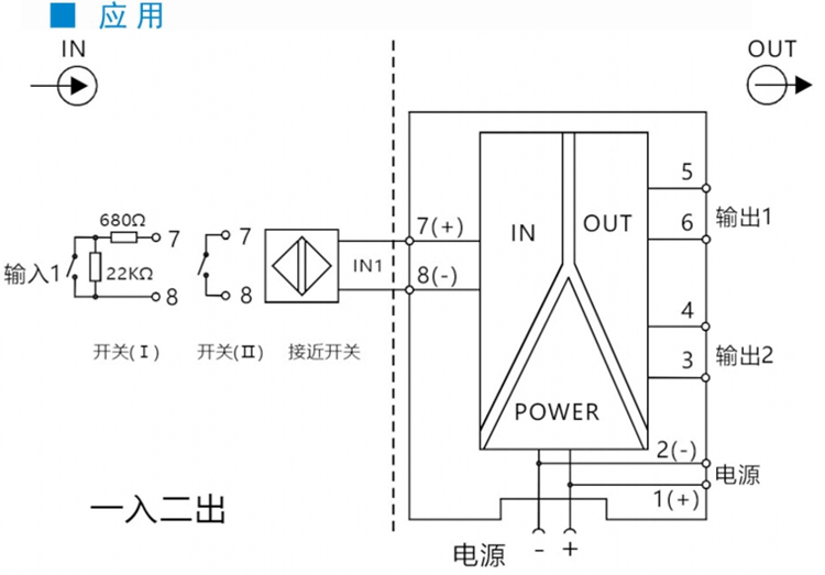 超薄型信號隔離器64