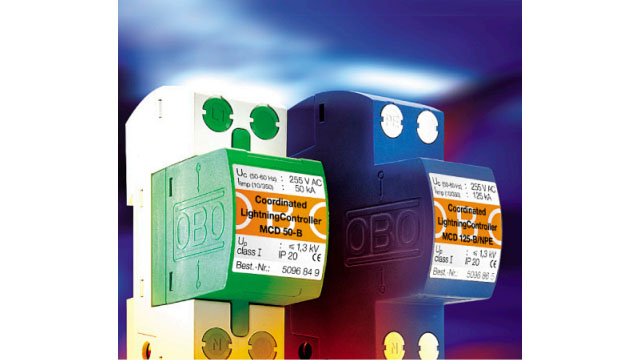 德國OBO低保護水平，間隙型防雷器